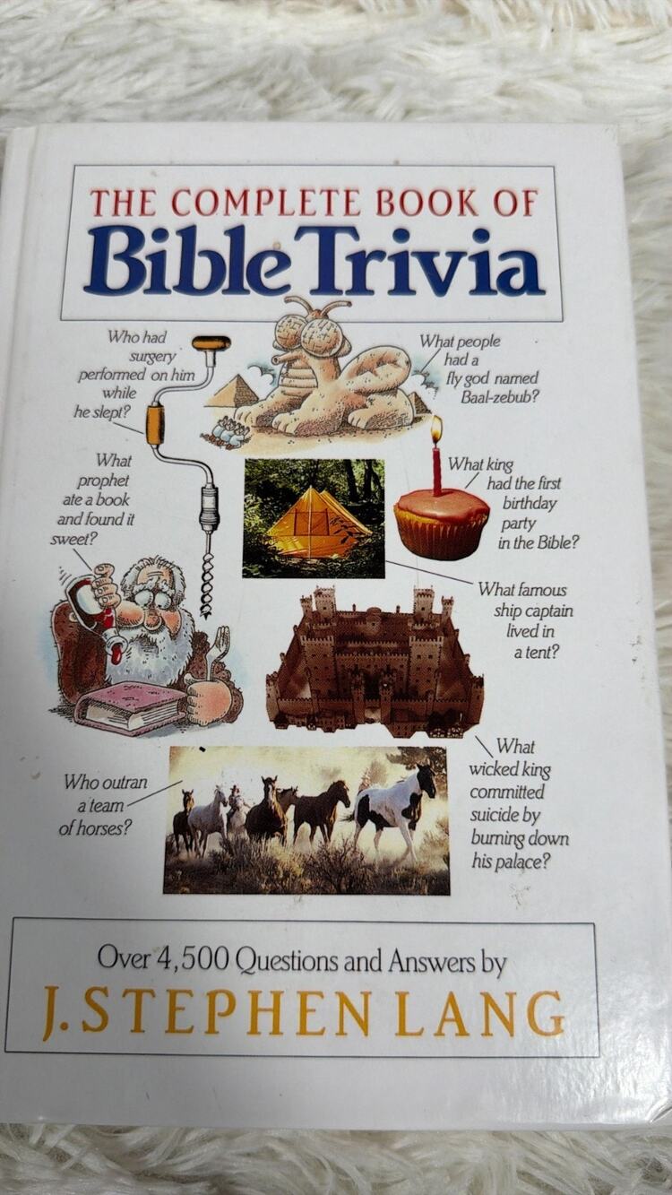 The Complete Book of Bible Trivia by J. Stephen Lang